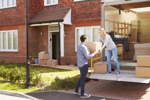 Removal van and movers handling a same day move in Harrow
