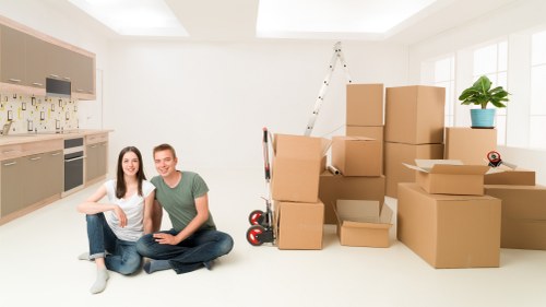 Moving large furniture through a Harrow property with planning
