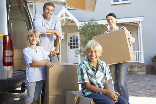 Planned loading and transport with a removal van in Harrow