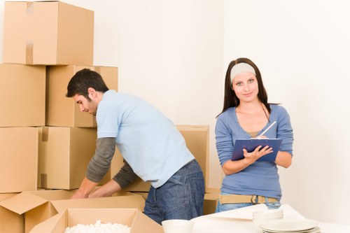 Illustration of encrypted payment processing for removals services