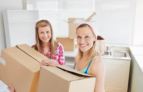 Local student moving van prepared for a move from a Harrow flat or shared house